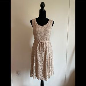 Urban Girl cream dress/ Large